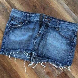 Hint denim skirt
